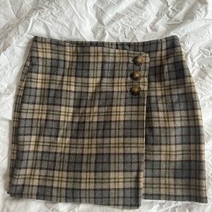 Sezane Plaid Skirt (38)